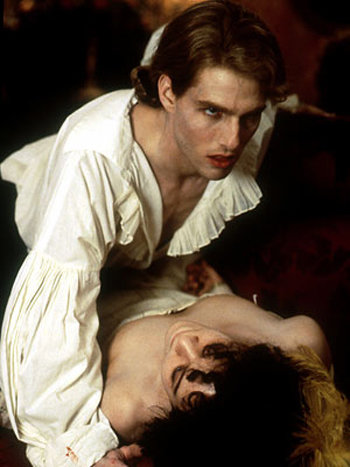 Tom Cruise as Lestat in Interview with a Vampire