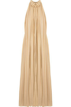 Chloe Draped Silk Halterneck Gown