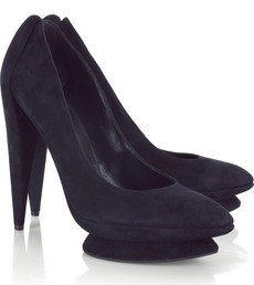 Jil Sander Suede Platform Pumps