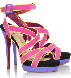 Christian Louboutin Straratata 140 Suede Sandals