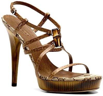 Gucci Debra High Heel Platform Sandals