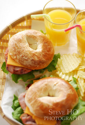 Decorated Bagel Chips