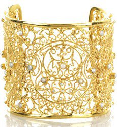 Lace 18 Karat Gold Cuff