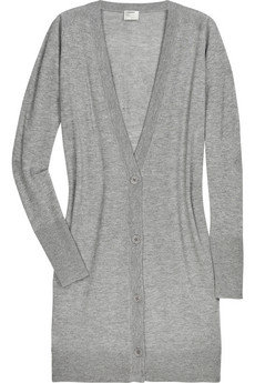 L’Agence Silk Cashmere Long Cardigan