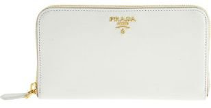 PRADA Saffiano Wallet – Ivory