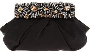 PRADA Stones Clutch - Black