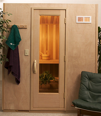 Avalon Pre-built Sauna Rooms: Model #AM48