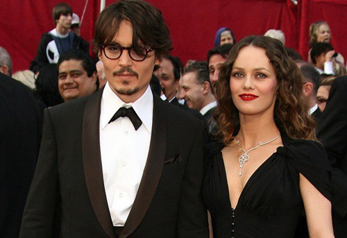 Johnny Depp and Vanessa Paradis