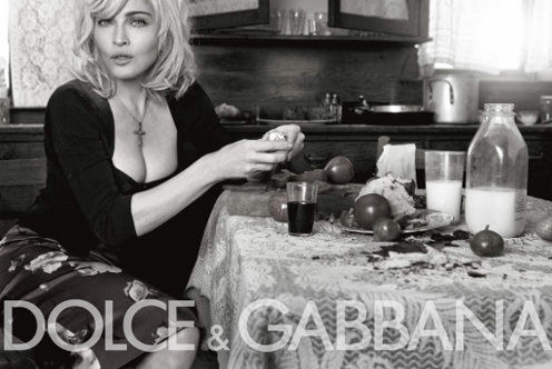 Madonna for Dolce & Gabbana