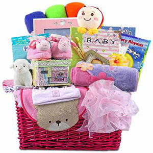 Grand Baby Girl Gift Basket