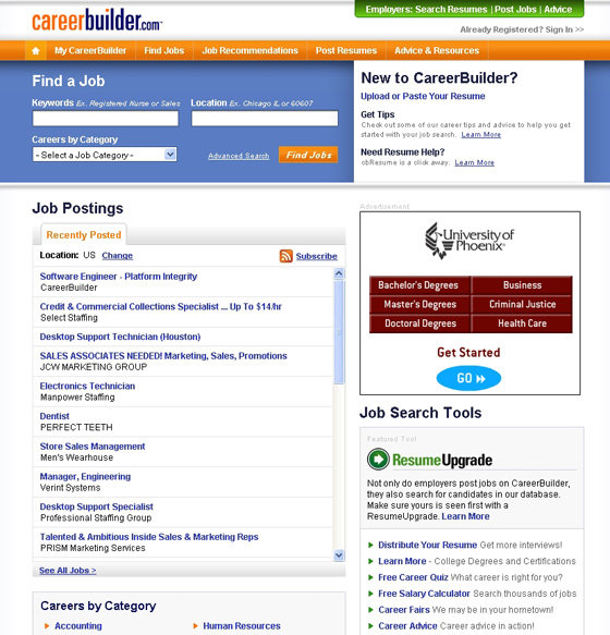 10 Best JobSearching Websites