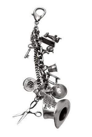 Tom Binns Mad Hatter Charms Key Chain