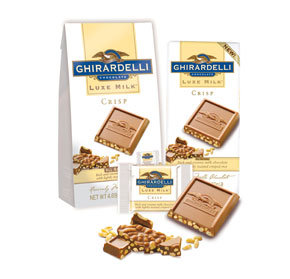 Ghirardelli Luxe Milk Chocolate Crisp Bar