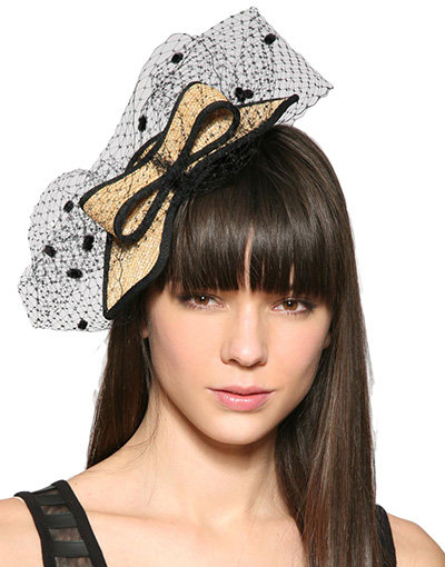 Helene Berman Straw Fascinator