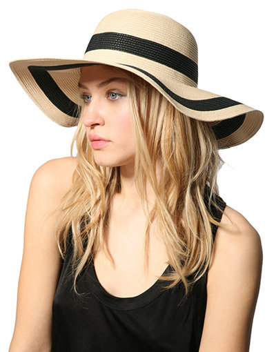 Reiss Zeiter Womens Wide Brim Straw Hat