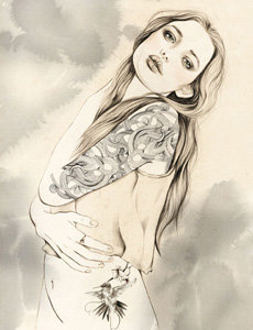 Ruthie Inked Poster