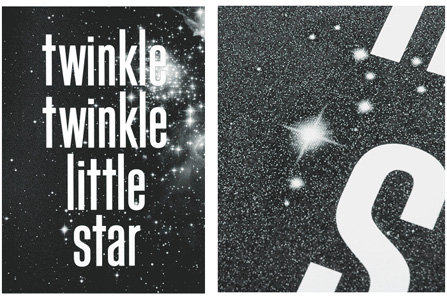 Twinkle Twinkle Glitter Poster