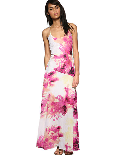 Diesel Tropics Floral Silk Maxi