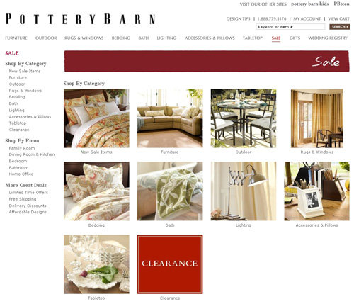 Pottery Barn (clearance)