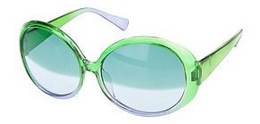 Oversized Ombre Crystal Sunglasses