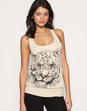 Asos Tiger Print Vest