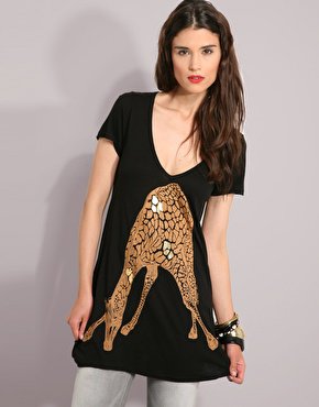 Lauren Moshi round Giraffe Tee