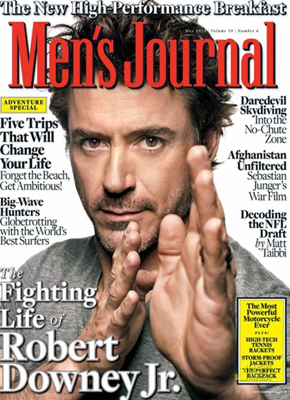 Robert Downey Jr. for Men's Journal