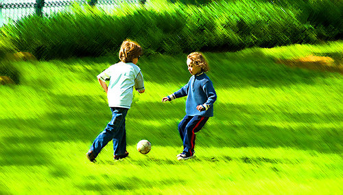 Play Footie (or "Soccer")