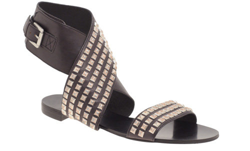 Ash Mosaic Studded Cuffed Sandal