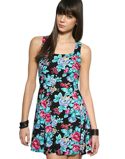 Minkpink Cross Back Floral Dress