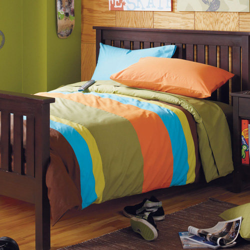 Land of Nod the Wide Stripes Bedding