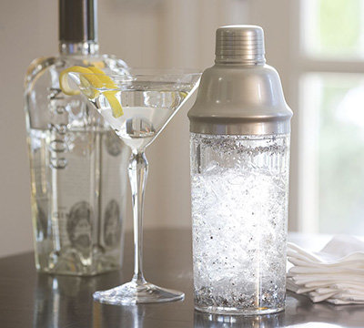 Pottery Barn Snowglobe Cocktail Shaker