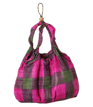 Brushstroke Tartan Hobo