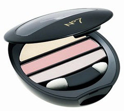 Boots No. 7 Stay Perfect Eyeshadow Palette, Pastel Shimmers