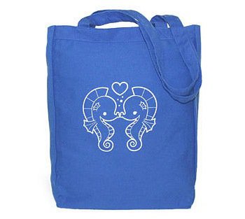 Kissin’ Seahorses Tote