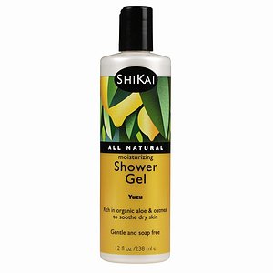 Shikai Moisturizing Shower Gel for Dry Skin, Yuzu (Japanese Citrus)