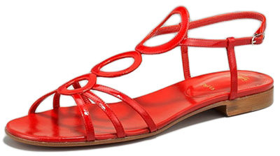 Christian Louboutin Flat Patent Sandal