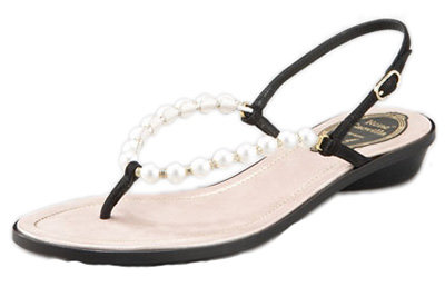 Rene Caovilla Pearl Thong Sandal