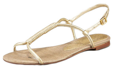 Stella McCartney Metallic Coif Sandal