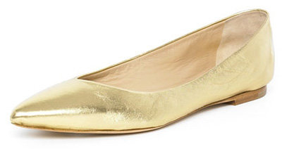 Michael Kors Pointed Toe Ballerina Flat