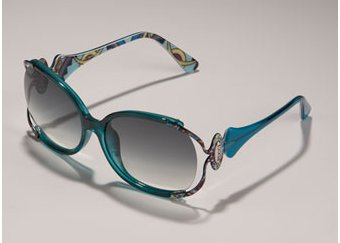 Emilio Pucci Metal Arm Sunglasses