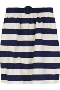 1. Alice + Olivia Striped Cotton Skirt