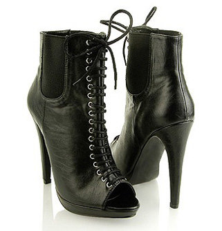 2. Forever 21 Jennifer Peeptoe Boot