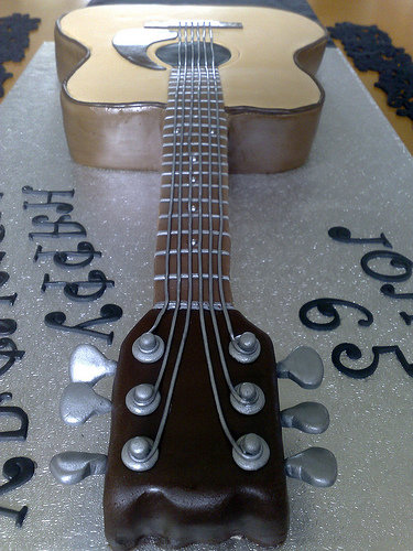 Guitar Cake