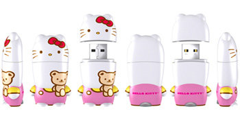 Hello Kitty Teddy Bear USB Flash Drive