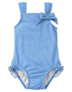 Janie and Jack Dot One-Piece Swimsuit