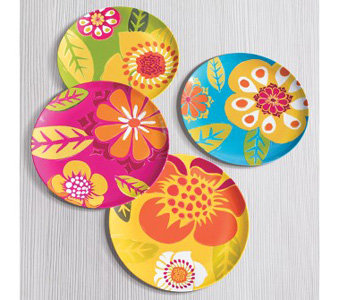 Crate & Barrel Sorrento Melamine Dinner Plates