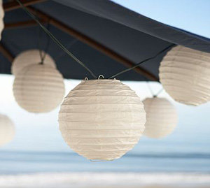 Pottery Barn Globe Paper Lanterns