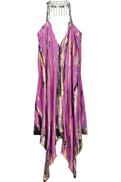 Lotta Stensson Silk Tie-dye Handkerchief Dress