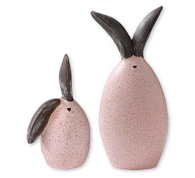 Coldwater Creek Glazed Crackled Bunny Egg